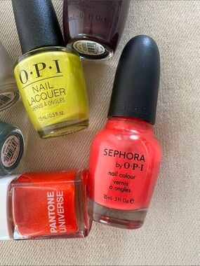 OPI & Sephora Nail Polish Set — Lot of  3 Multicolor Lacquers